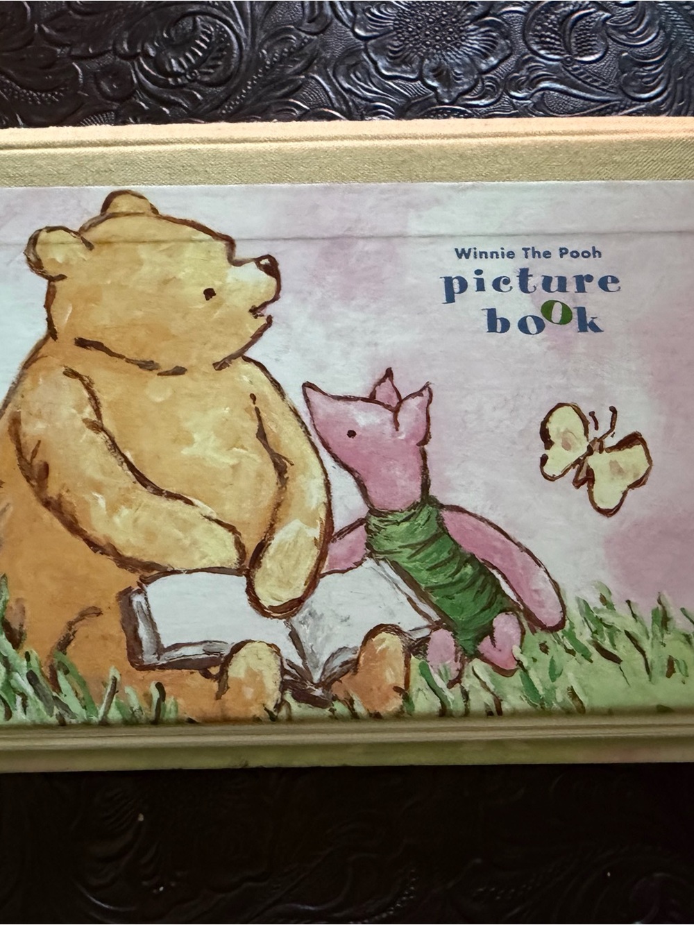 Winnie The Pooh Picture Book 5x7 - Yellow & Pink